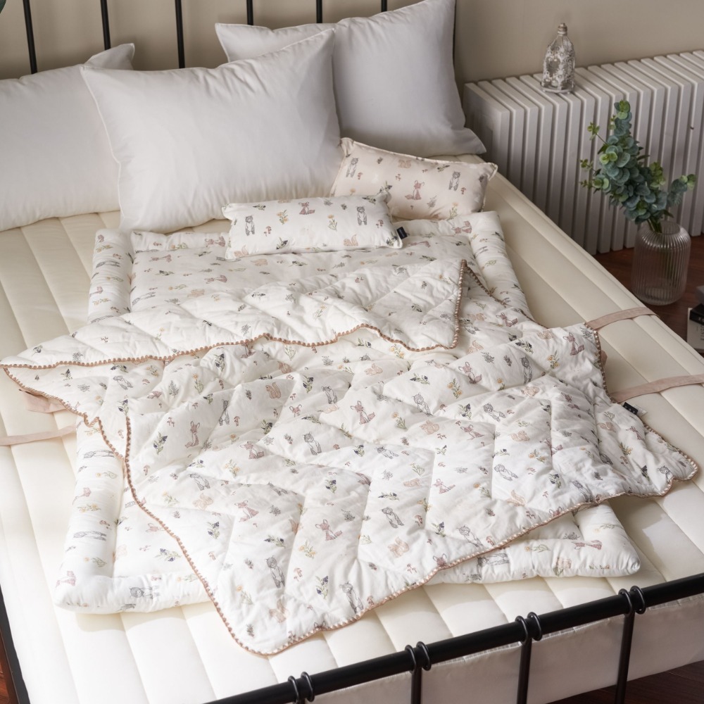 韓國兒童睡袋【溫暖家】DATTAMI 森林物語 睡袋 純棉 兒童睡袋 幼兒園睡袋 幼稚園睡袋 午睡墊 床墊 兒童 水洗-細節圖2