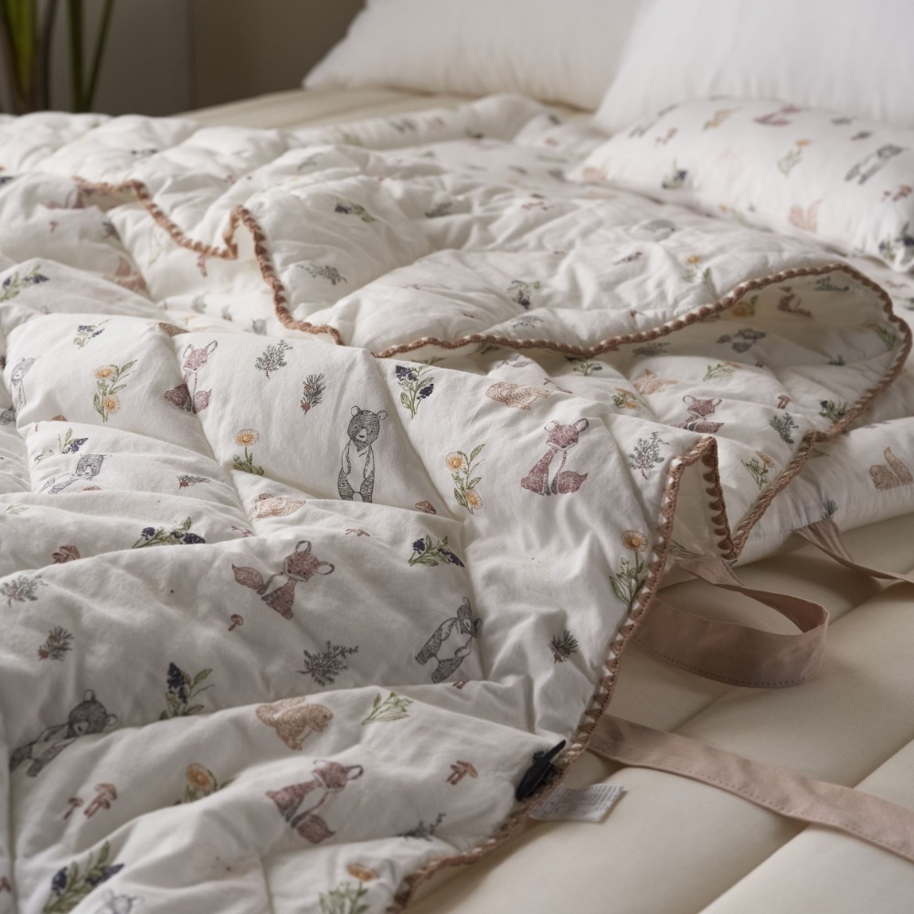 韓國兒童睡袋【溫暖家】DATTAMI 森林物語 睡袋 純棉 兒童睡袋 幼兒園睡袋 幼稚園睡袋 午睡墊 床墊 兒童 水洗-細節圖3