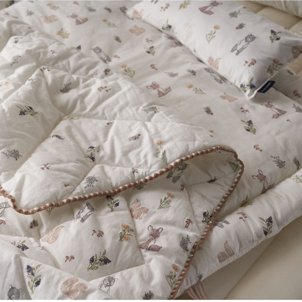 韓國兒童睡袋【溫暖家】DATTAMI 森林物語 睡袋 純棉 兒童睡袋 幼兒園睡袋 幼稚園睡袋 午睡墊 床墊 兒童 水洗-細節圖5