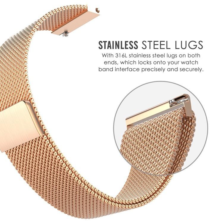 [東仔賣場]Garmin Vivomove sport 3 hr Venu 2 plus SQ 2 適用米蘭磁吸快拆錶帶-細節圖2