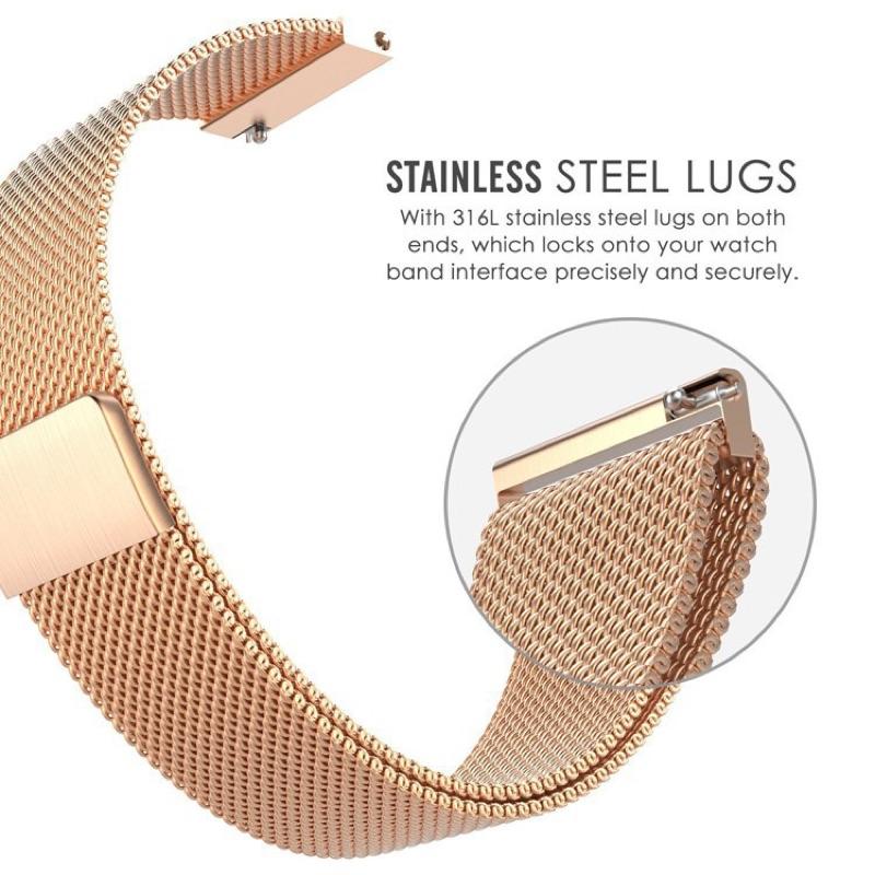 [東仔賣場]Garmin Venu 2 2S Vivoactive 4 4s  Vivomove 3s米蘭磁吸快拆錶帶-細節圖3