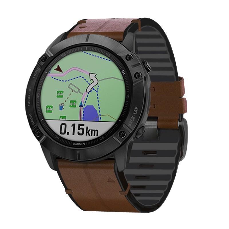 [東仔賣場] garmin fenix 7 pro 7X tactix 7 epix pro 皮革矽膠 複合 快拆錶帶-細節圖5