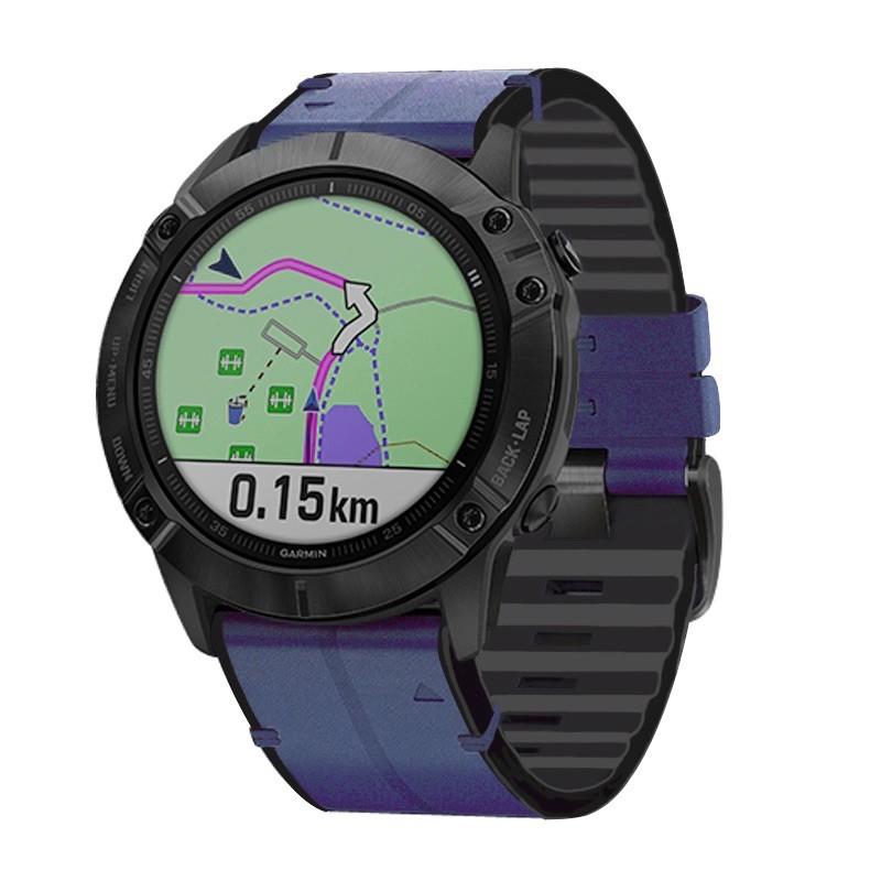 [東仔賣場] garmin fenix 7 pro 7X tactix 7 epix pro 皮革矽膠 複合 快拆錶帶-細節圖7