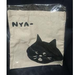 |全新未拆| NYA- 玩色隨興帆布提袋．帆布袋．購物袋．NYA 搬家出清聖誕交換禮物樹花圈-細節圖2