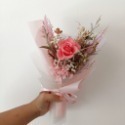 情人節玫瑰永生花束S   乾燥花束 求婚告白婚禮捧花生日禮物母親節畢業花束-規格圖8