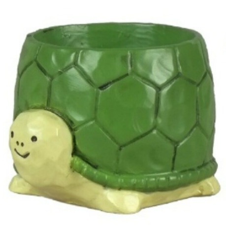 日本進口 Green house 迷你花器多肉盆栽樹脂花盆資材 新年聖誕節羊招財貓達摩年菜生日情人節禮物永生花束-規格圖7