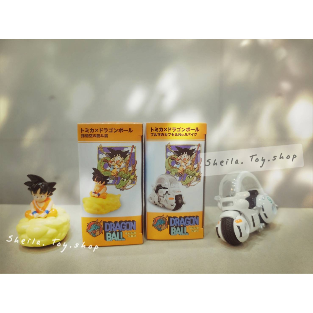 TOMICA 多美 X 七龍珠 Dragon Ball孫悟空 筋斗雲 布瑪膠囊 9號 機車-細節圖2