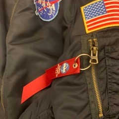 【ALPHA INDUSTRIES】REMOVE BEFORE FLIGHT 專用 NASA暗紅色紅飄帶鑰匙圈 預購-細節圖2