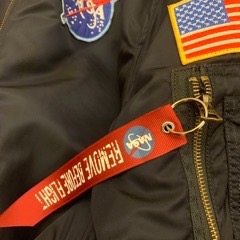 【ALPHA INDUSTRIES】REMOVE BEFORE FLIGHT 專用 NASA暗紅色紅飄帶鑰匙圈 預購-細節圖5