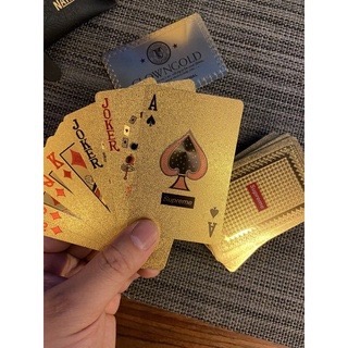 新年過年打牌裝逼 復刻Supreme FW13 Gold Deck of Cards 金色樸克牌 舖克牌 鋪克牌 土豪金-細節圖5