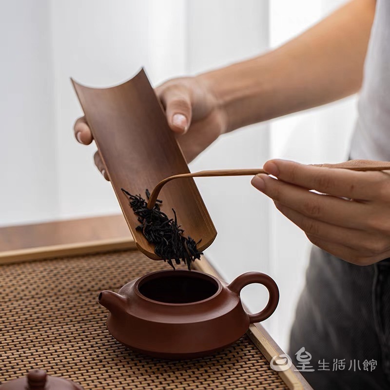 茶則三件組 茶道六君子 茶匙 茶荷 茶鏟 功夫茶具 泡茶工具 台灣現貨 日皇-細節圖2