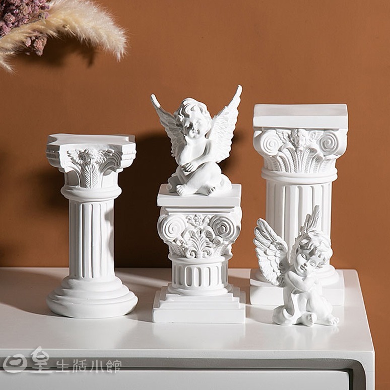 小天使雕像 展翅天使 石膏像 拍照道具 天使雕像 拍攝道具 台灣現貨 裝飾 擺飾 婚禮佈置 居家擺飾 櫥窗展示 日皇二館-細節圖4