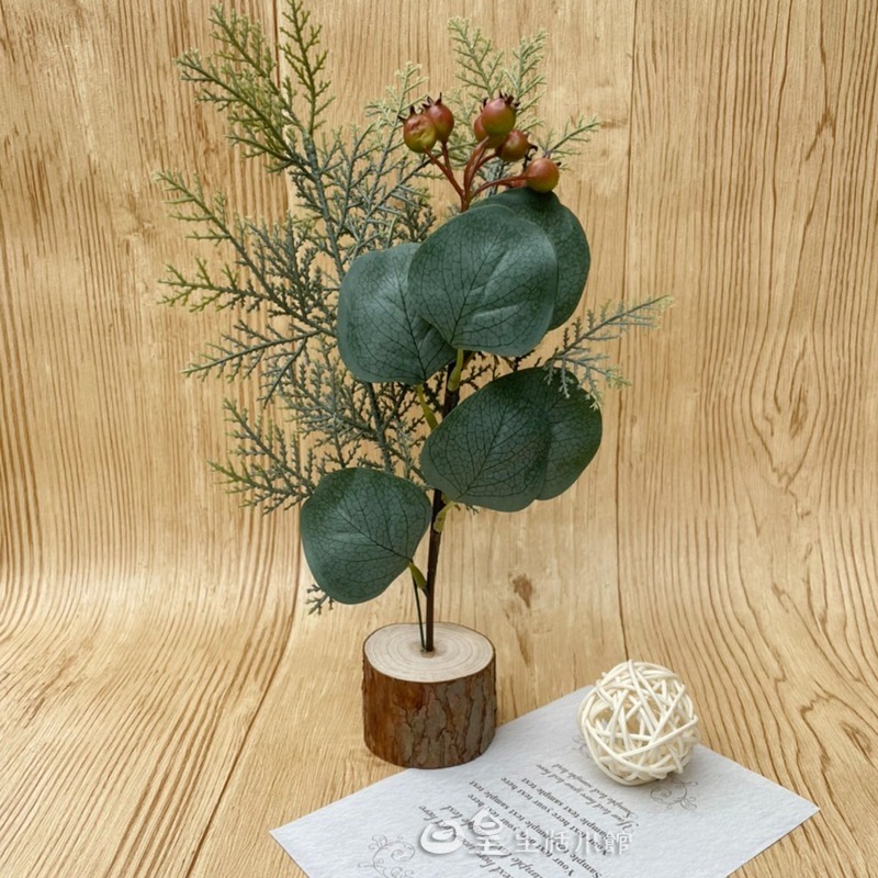 仿真乾燥花 仿真花束 拍照道具 聖誕樹 仿真綠植 拍攝道具 婚禮佈置 擺飾 房間裝飾 日皇二館-細節圖5