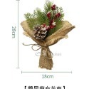 仿真乾燥花 仿真花束 拍照道具 聖誕樹 仿真綠植 拍攝道具 婚禮佈置 擺飾 房間裝飾 日皇二館-規格圖7