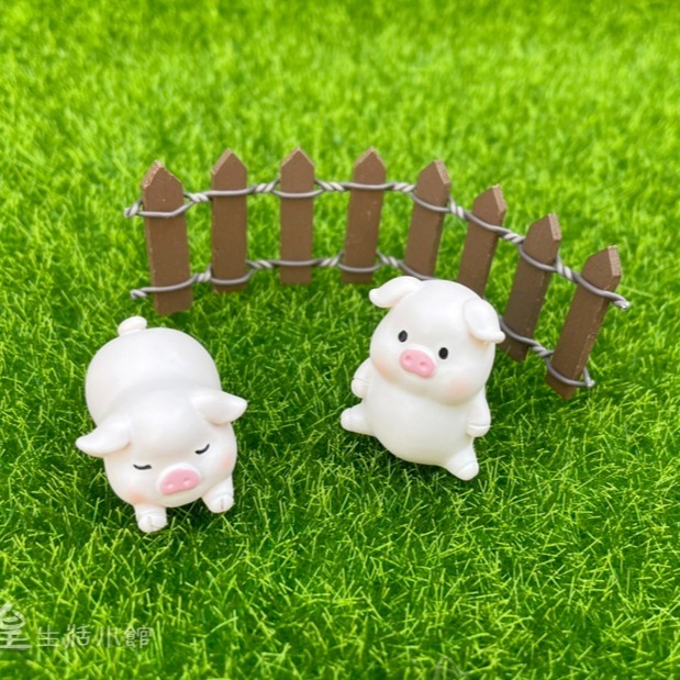 小動物公仔 蛋糕公仔 拍照道具 蛋糕裝飾品 盆栽造景裝飾 多肉盆栽裝飾 微景觀造景公仔 日皇二館-細節圖4