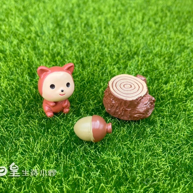 小動物公仔 蛋糕公仔 拍照道具 蛋糕裝飾品 盆栽造景裝飾 多肉盆栽裝飾 微景觀造景公仔 日皇二館-細節圖6