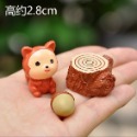 小動物公仔 蛋糕公仔 拍照道具 蛋糕裝飾品 盆栽造景裝飾 多肉盆栽裝飾 微景觀造景公仔 日皇二館-規格圖7