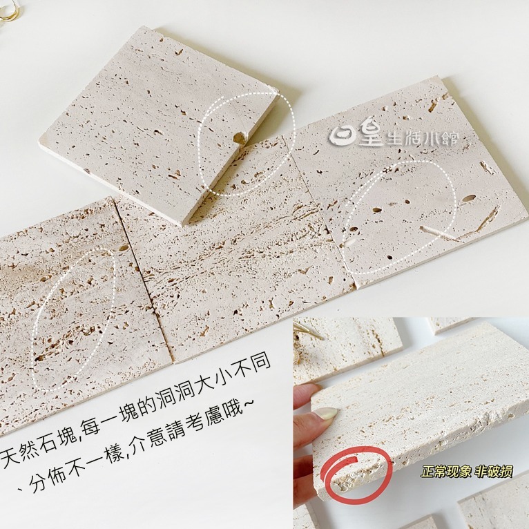 美甲飾品拍照道具 天然石材杯墊 拍照道具 拍照小物 飾品陳列 飾品展示盤 佈置 網拍必備 台灣現貨 日皇-細節圖4