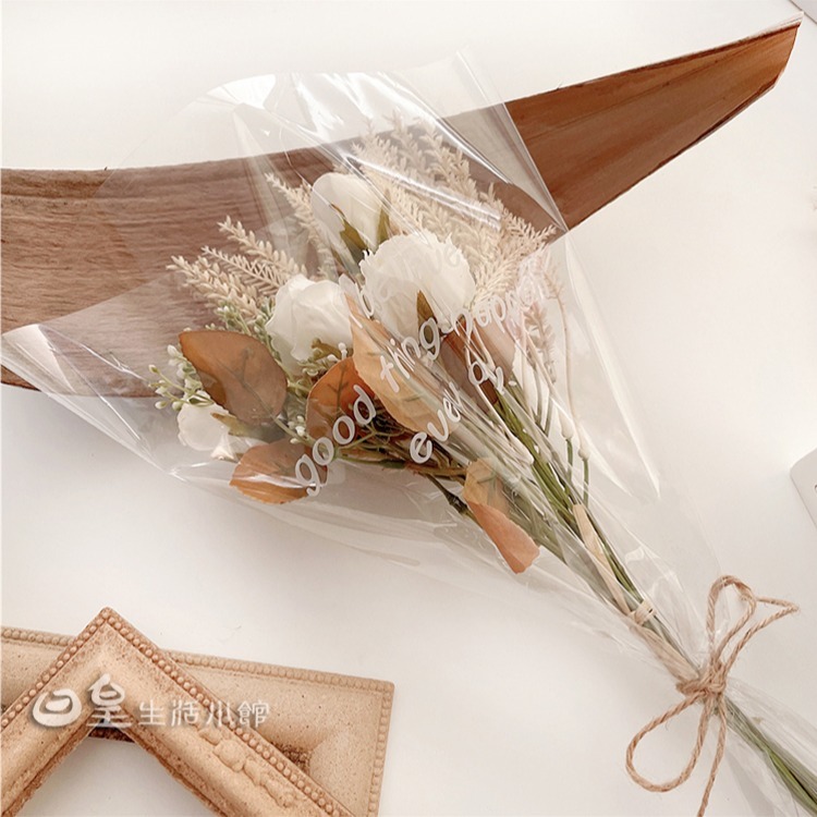 仿真乾燥花 玫瑰花 玫瑰麥穗花束 拍照道具 仿真花束 麥穗 拍攝道具 婚禮佈置 擺飾 房間裝飾 捧花 日皇-細節圖6