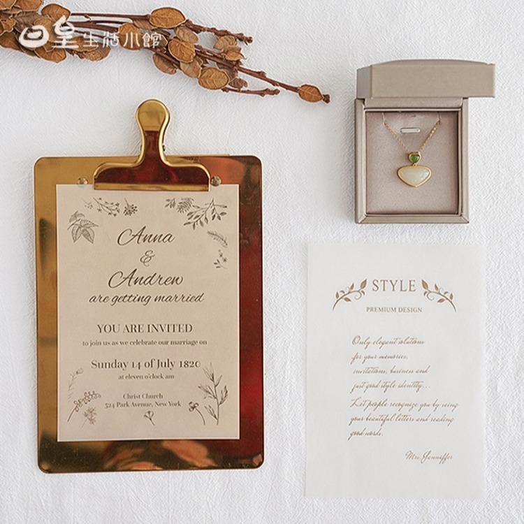 拍照卡片 拍照道具 飾品拍照道具 透明硫酸紙 背景紙 拍照背景ins 拍攝道具卡 拍照裝飾擺件 日皇二館-細節圖9