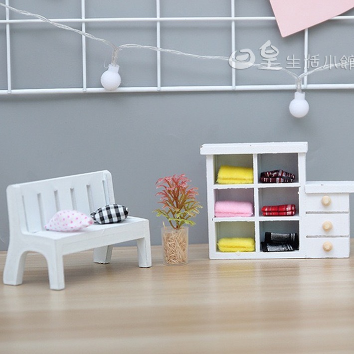 迷你傢具 拍攝道具小椅子 櫥窗擺飾 迷你家具 拍照道具 裝飾小物 DIY微景觀造景公仔擺飾 婚禮佈置 現貨 日館-細節圖8