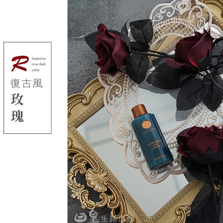 哥特風黑色玫瑰 復古風黑色系玫瑰 黑玫瑰 拍照道具 玫瑰花束 仿真玫瑰 仿真花 玫瑰花 拍攝道具 擺飾 裝飾 日皇二館-細節圖8