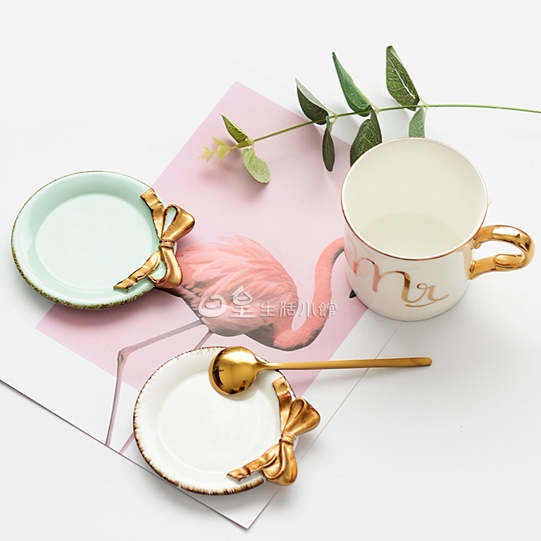 拍照道具 飾品收納盤 蝴蝶結收納盤 飾品展示盤 裝飾盤 收納盤 首飾盤 點心盤 托盤 日皇二館-細節圖5