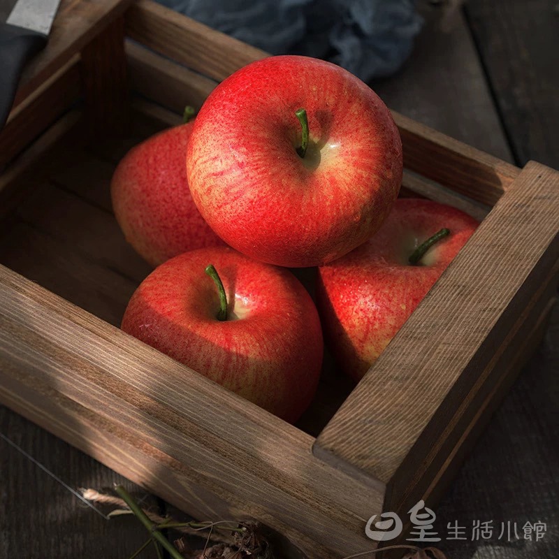 仿真蘋果 仿真水果 拍照道具 蘋果 仿真蔬果 拍攝道具 台灣現貨 裝飾 DIY 擺飾 櫥窗佈置 教學道具 日皇-細節圖6