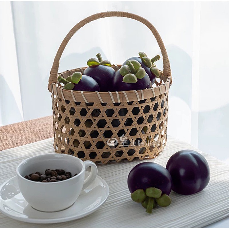 仿真山竹 仿真水果 拍照道具 山竹 仿真蔬菜水果 拍攝道具 台灣現貨 裝飾 DIY 擺飾 櫥窗佈置 教學道具 日皇-細節圖6