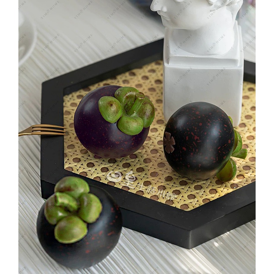 仿真山竹 仿真水果 拍照道具 山竹 仿真蔬菜水果 拍攝道具 台灣現貨 裝飾 DIY 擺飾 櫥窗佈置 教學道具 日皇-細節圖7