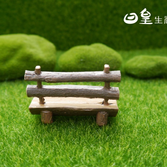 仿真木頭椅 小椅子 樹樁長椅 拍照道具 微景觀造景擺飾 櫥窗擺飾 裝飾小物 DIY 婚禮佈置 療癒 禮物 日皇-細節圖4