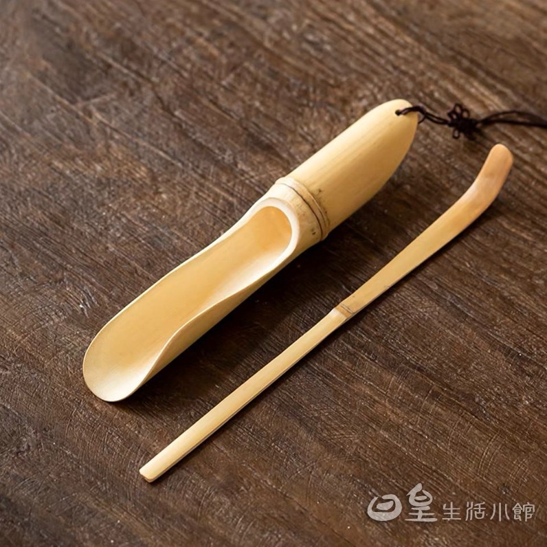 茶匙 茶勺 茶鏟 台灣現貨 日式手工竹製茶勺 功夫茶具配件 茶道六君子 現貨 特價  日皇-細節圖9
