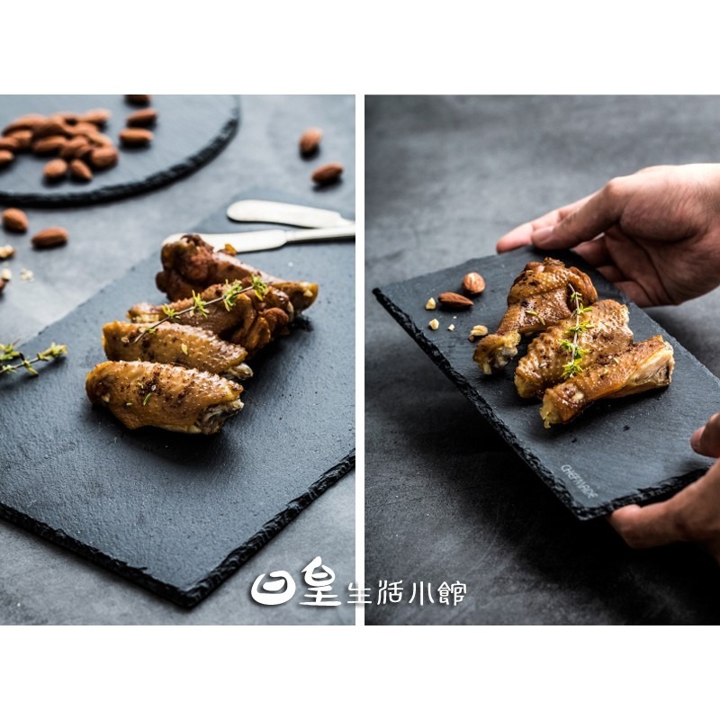 石板餐盤 天然岩石盤 岩石板 拍照道具 壽司盤 岩石盤 拍攝道具 牛排盤 西餐盤 日皇-細節圖8