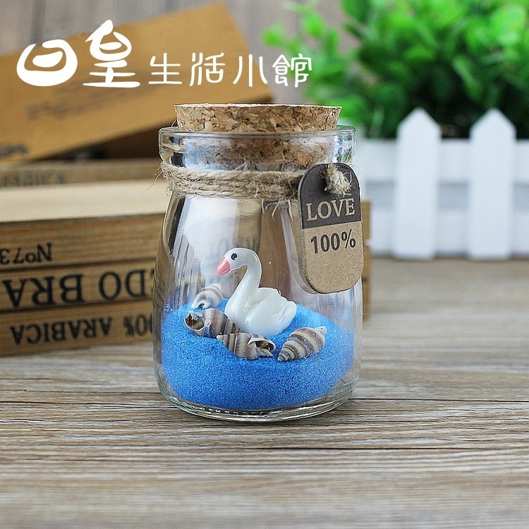 軟木塞玻璃瓶 DIY玻璃瓶 密封罐 儲物罐 微景觀玻璃瓶 糖果罐 許願瓶 布丁瓶 星沙瓶 花瓶 分裝瓶-細節圖6
