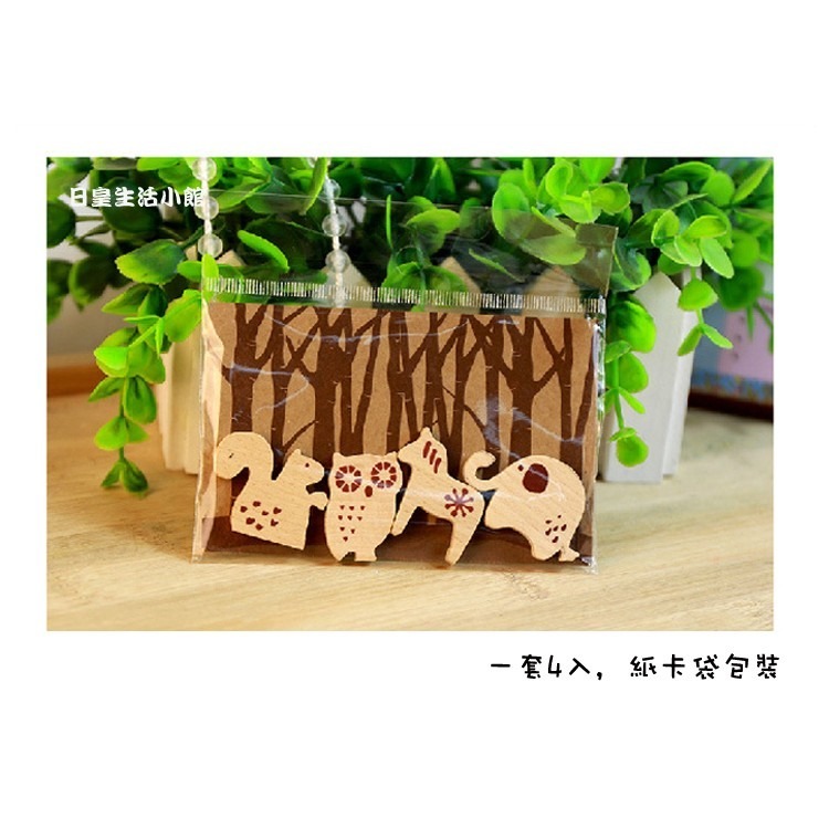 冰箱貼 白板貼 磁貼 留言貼 磁鐵 可愛森林動物冰箱貼 創意禮物 療癒 日皇-細節圖3