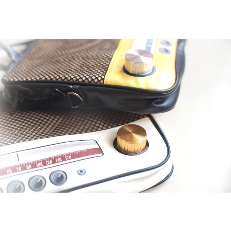 設計師款 新款復古創意造型包 立體收音機造型包 單肩包斜挎斜背斜肩側背包手提包 日皇-細節圖3