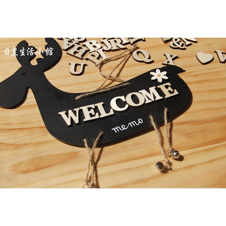 可黏貼DIY木質英文字母 木質數字符號貼紙 Zakka 拍照道具 婚禮小物 家居婚慶裝飾擺設 日皇-細節圖5