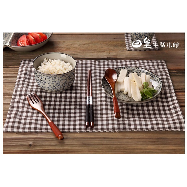 筷子 木質筷子 環保餐具 手工绑線天然木筷 鐵木筷 zakka 日式和風木質餐具組 日皇-細節圖8