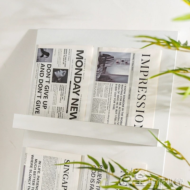 拍照道具 英文報紙 時尚雜風格 美式雙面報紙 拍照背景 拍攝道具 網美照必備 拍照裝飾擺件 直播道具 日皇-細節圖6