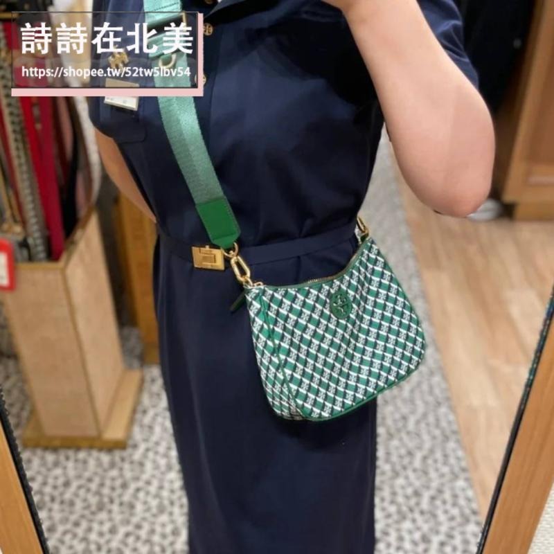 詩詩精品 Tory Burch 包包 斜背包 側背包 水桶包 托特包 手提包 水餃包 單肩包 尼龍帆布防水時尚布包-細節圖3