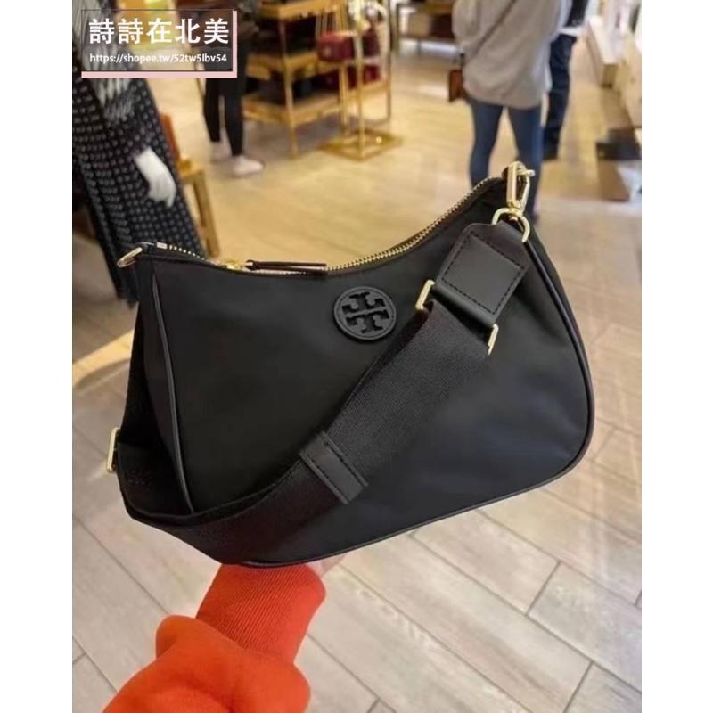 詩詩精品 Tory Burch 包包 斜背包 側背包 水桶包 托特包 手提包 水餃包 單肩包 尼龍帆布防水時尚布包-細節圖5