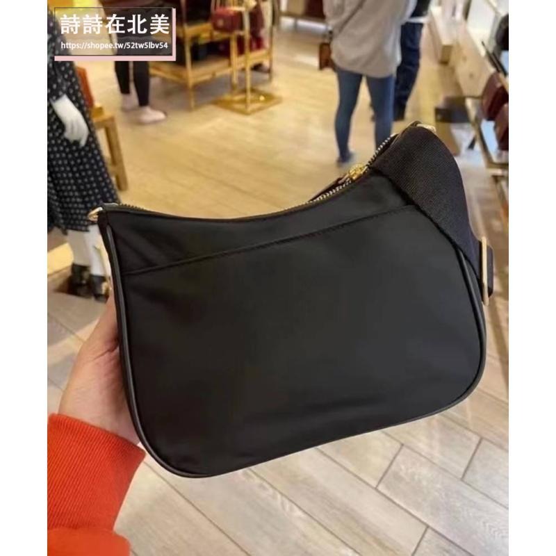 詩詩精品 Tory Burch 包包 斜背包 側背包 水桶包 托特包 手提包 水餃包 單肩包 尼龍帆布防水時尚布包-細節圖6