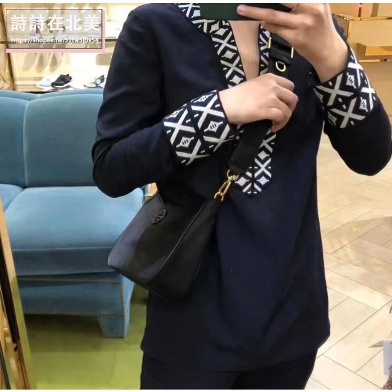詩詩精品 Tory Burch 包包 斜背包 側背包 水桶包 托特包 手提包 水餃包 單肩包 尼龍帆布防水時尚布包-細節圖9