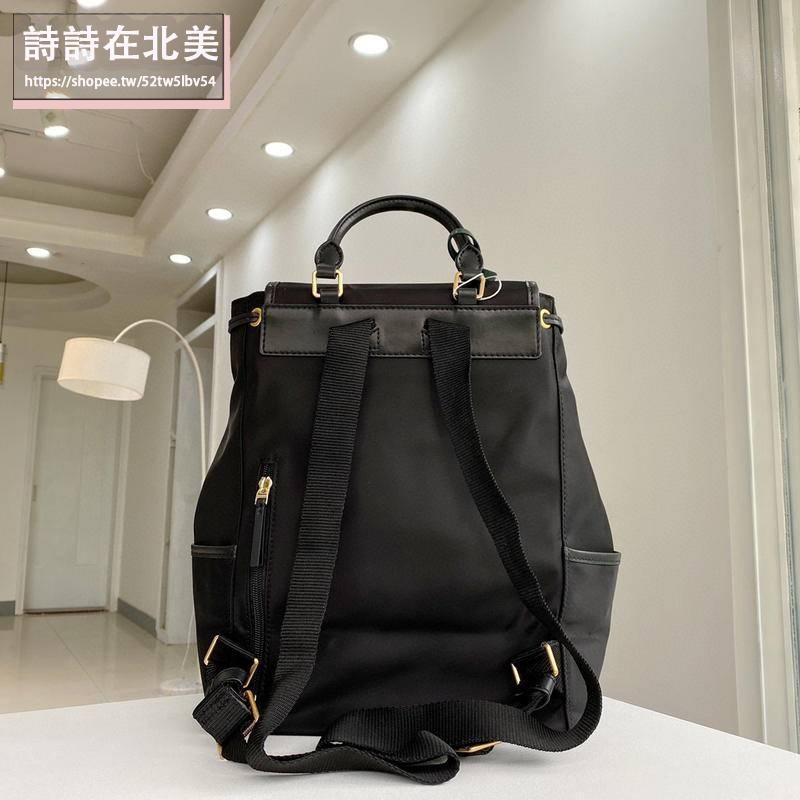 詩詩精品 Tory Burch 包包 後背包 雙肩包 Virginia尼龍帆布防水肩背包 書包 學院包 側背包 手提包-細節圖5