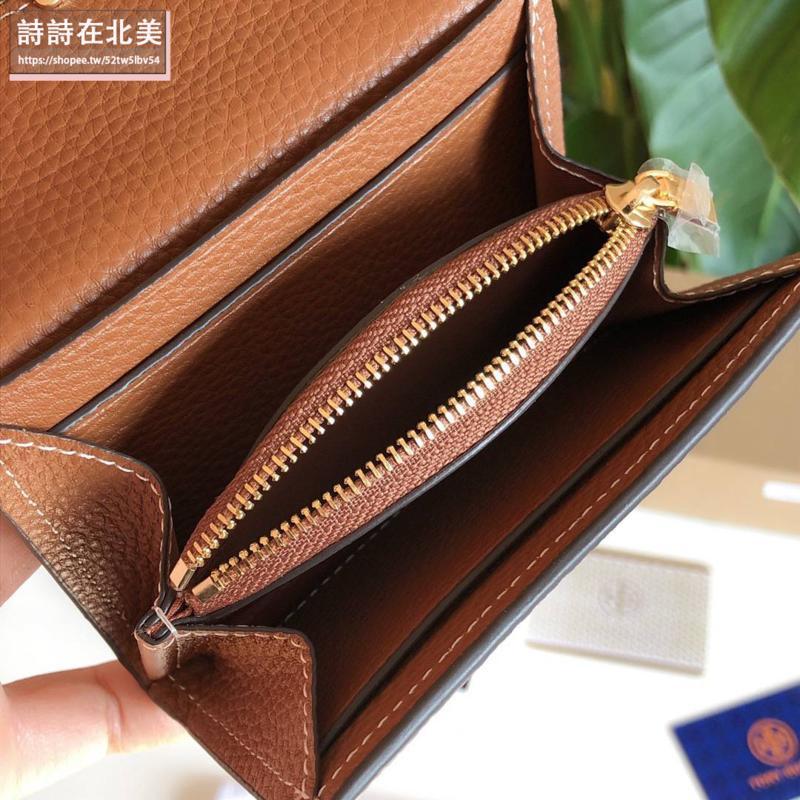 詩詩精品店 tb皮夾 短夾 中夾 長夾 拉鏈夾 長款錢包 大鈔夾 零錢包 卡包 信用卡夾 信封暗釦時尚大容量女生真皮錢夾-細節圖9