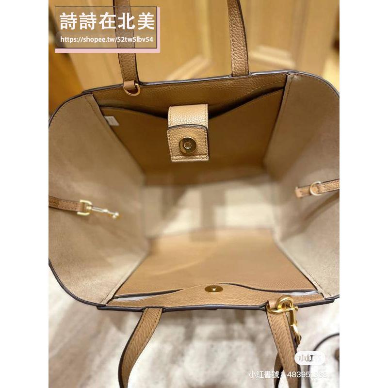 詩詩精品 tb 包 托特包 手提包 鏈條包 水餃包 郵差包 馬鞍包 側背包 單肩包 變形包 荔枝紋頭層牛皮時尚側背包-細節圖7