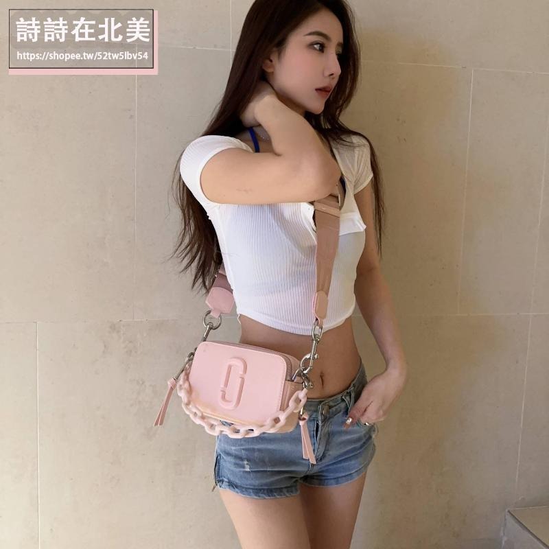 詩詩精品店 mj包包 斜背包 單肩包 斜挎包 鎖頭包 托特包 手提包 mj側背包 相機包 水桶包 十字紋真皮半月包-細節圖3