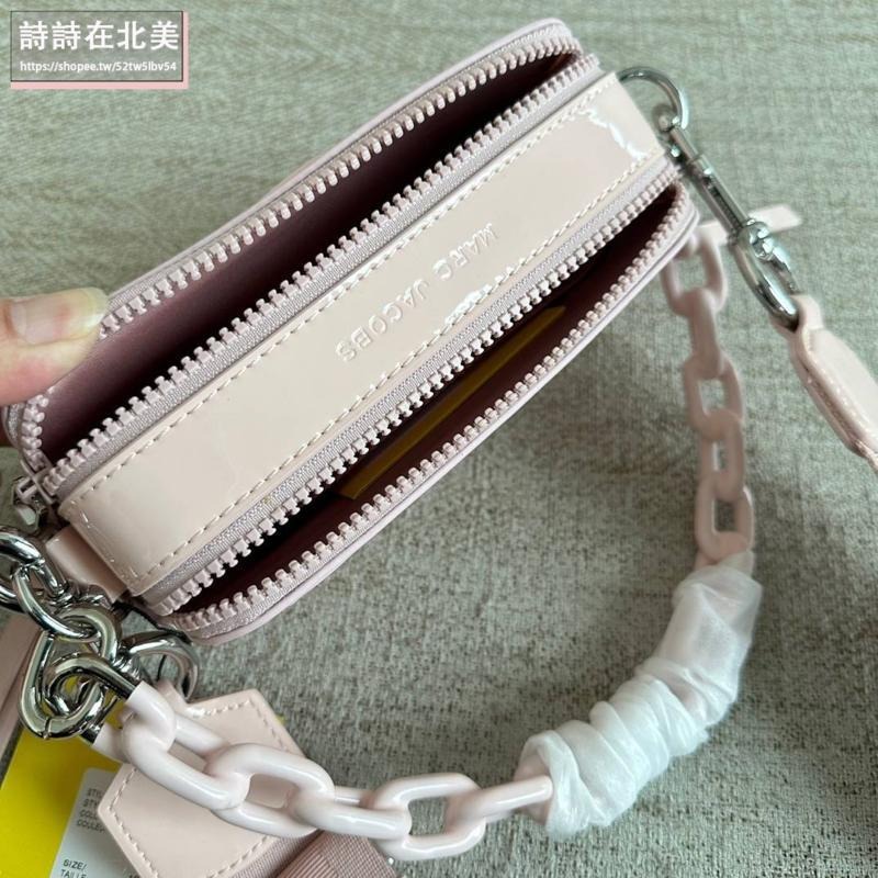 詩詩精品店 mj包包 斜背包 單肩包 斜挎包 鎖頭包 托特包 手提包 mj側背包 相機包 水桶包 十字紋真皮半月包-細節圖9