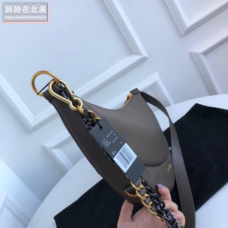 詩詩精品店 mj 包 側背包 胸包 肩背包 手提包 單肩包 mj相機包 月牙包 鏈條包 時尚百搭 荔枝紋真皮女包 腋下包-細節圖5