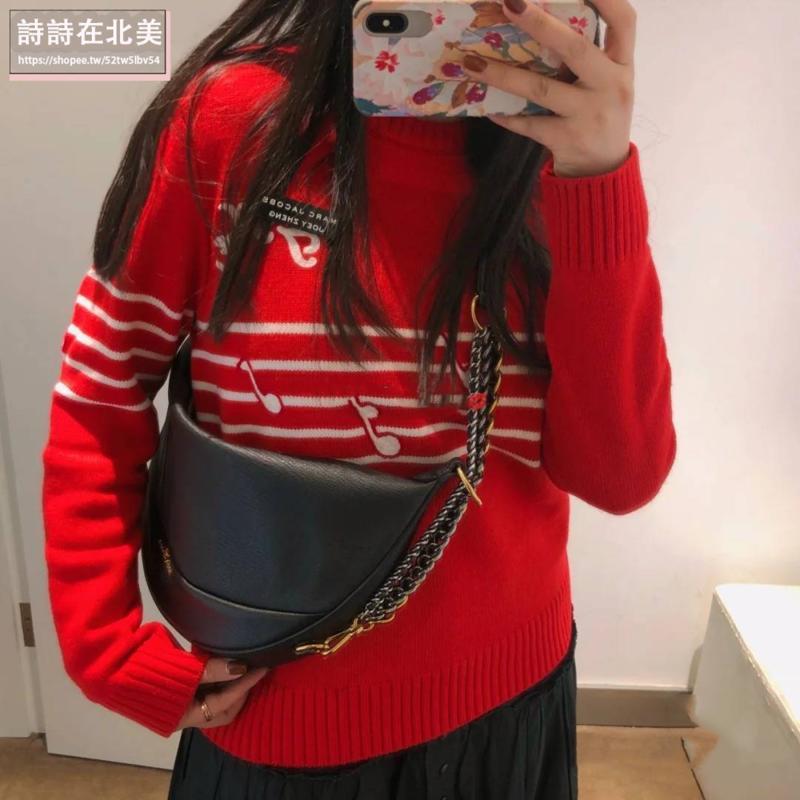 詩詩精品店 mj 包 側背包 胸包 肩背包 手提包 單肩包 mj相機包 月牙包 鏈條包 時尚百搭 荔枝紋真皮女包 腋下包-細節圖7